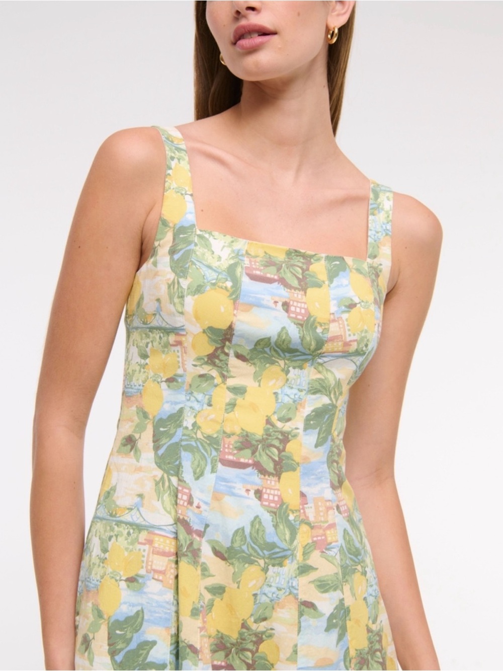 Abercrombie A&F Mila stretch midi dress - Picture 2 of 6